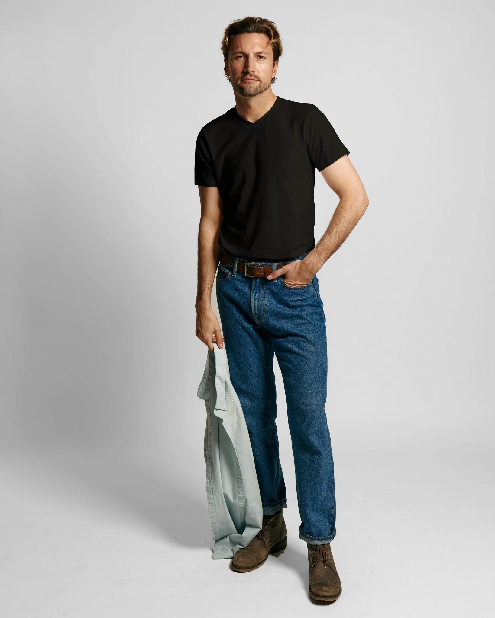 Black Crew + V-Neck Bundle - Image 6