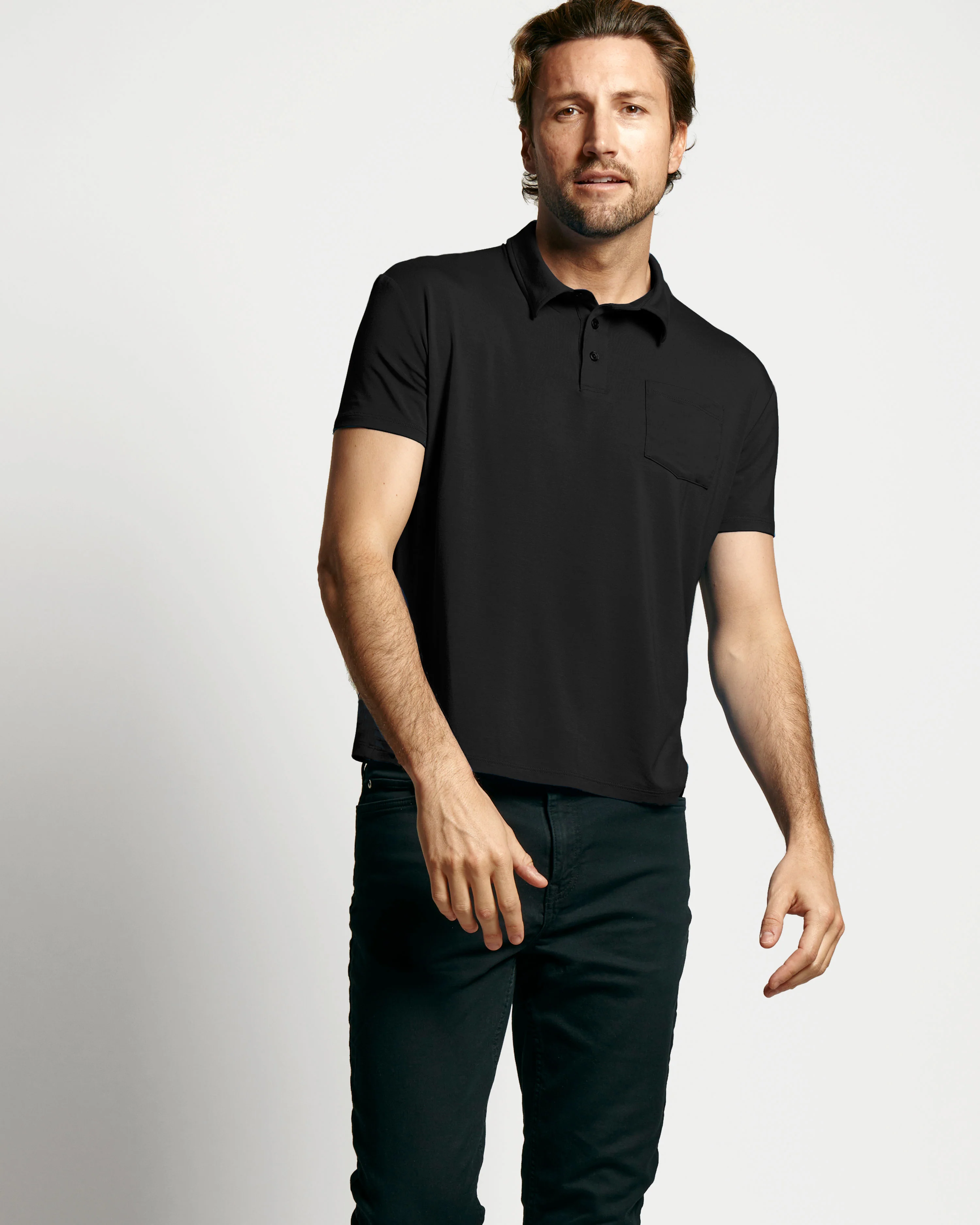 No Show Polo - Black - Image 4