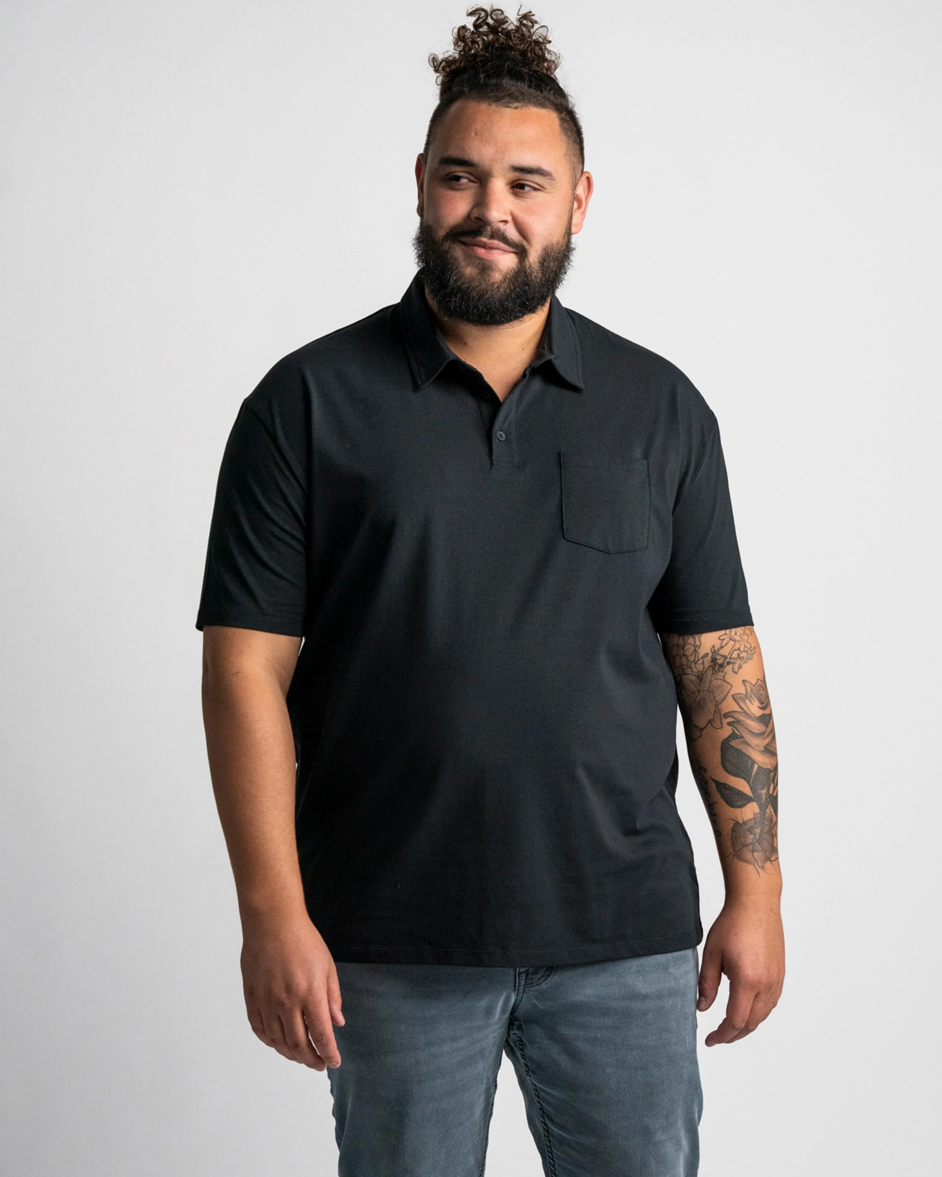 No Show Polo - Black - Image 6