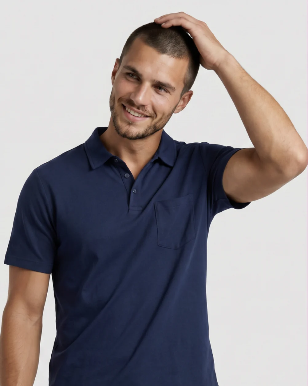 No Show Polo - Midnight Blue - Image 3