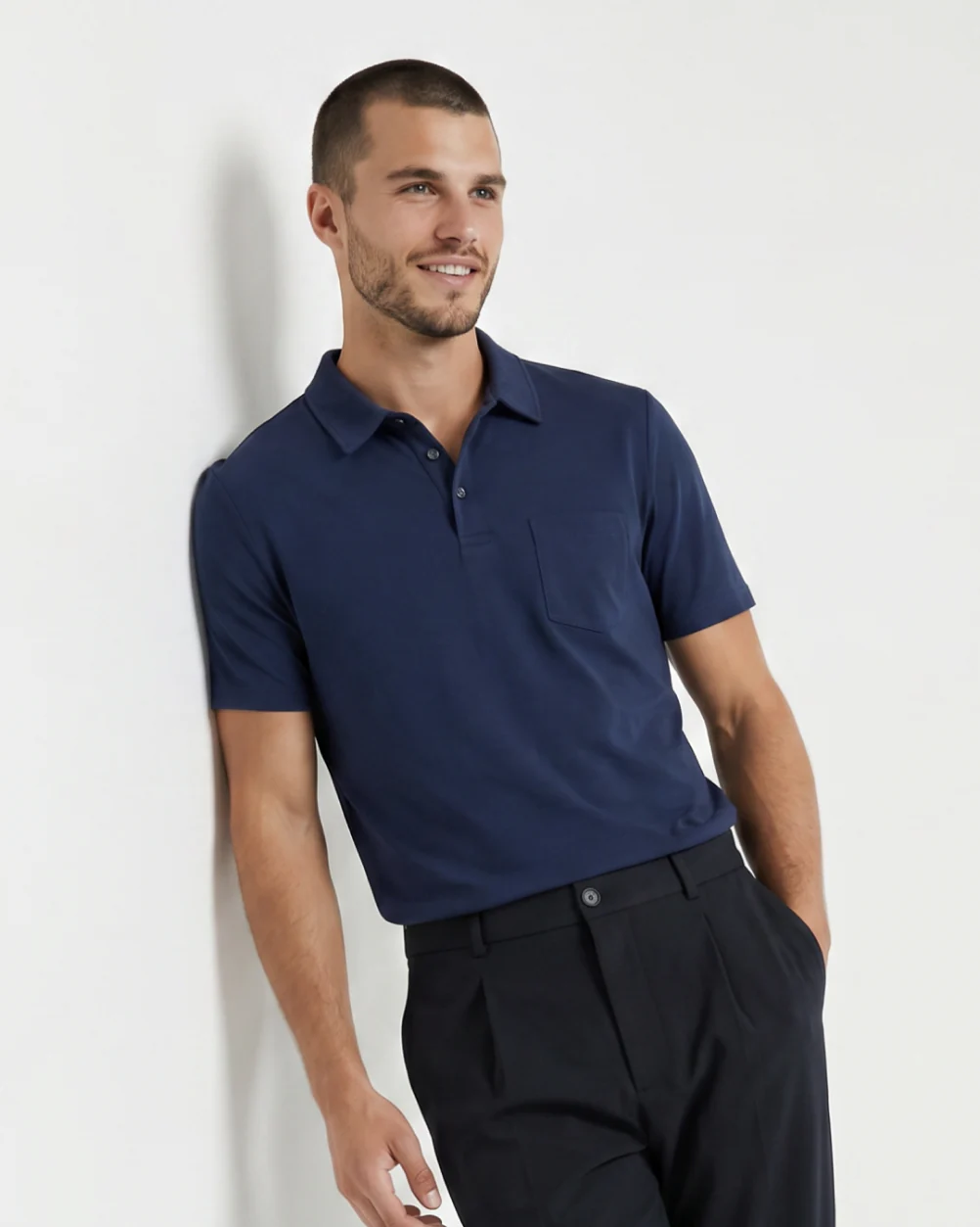 No Show Polo - Midnight Blue - Image 5