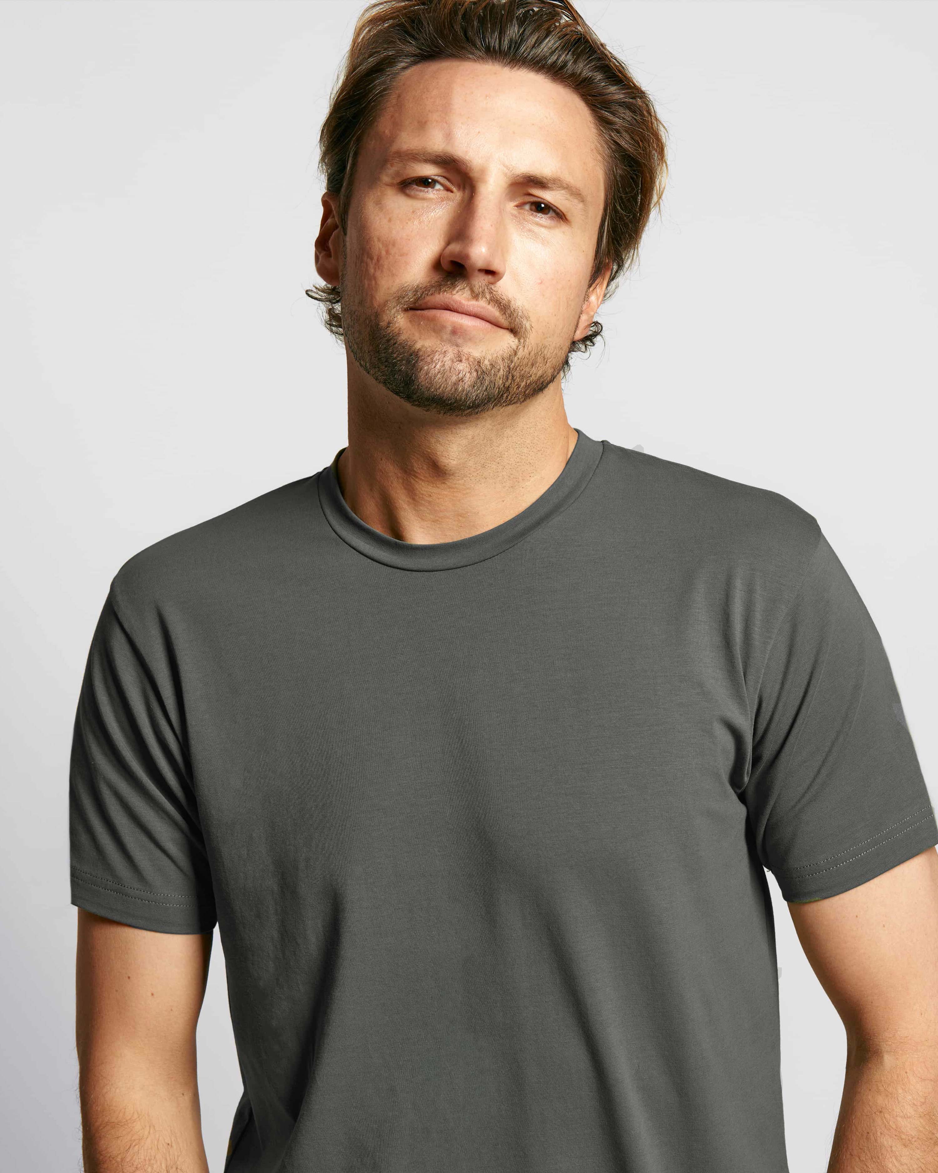 Sweat Defender Crew - Stone Grey - Image 3