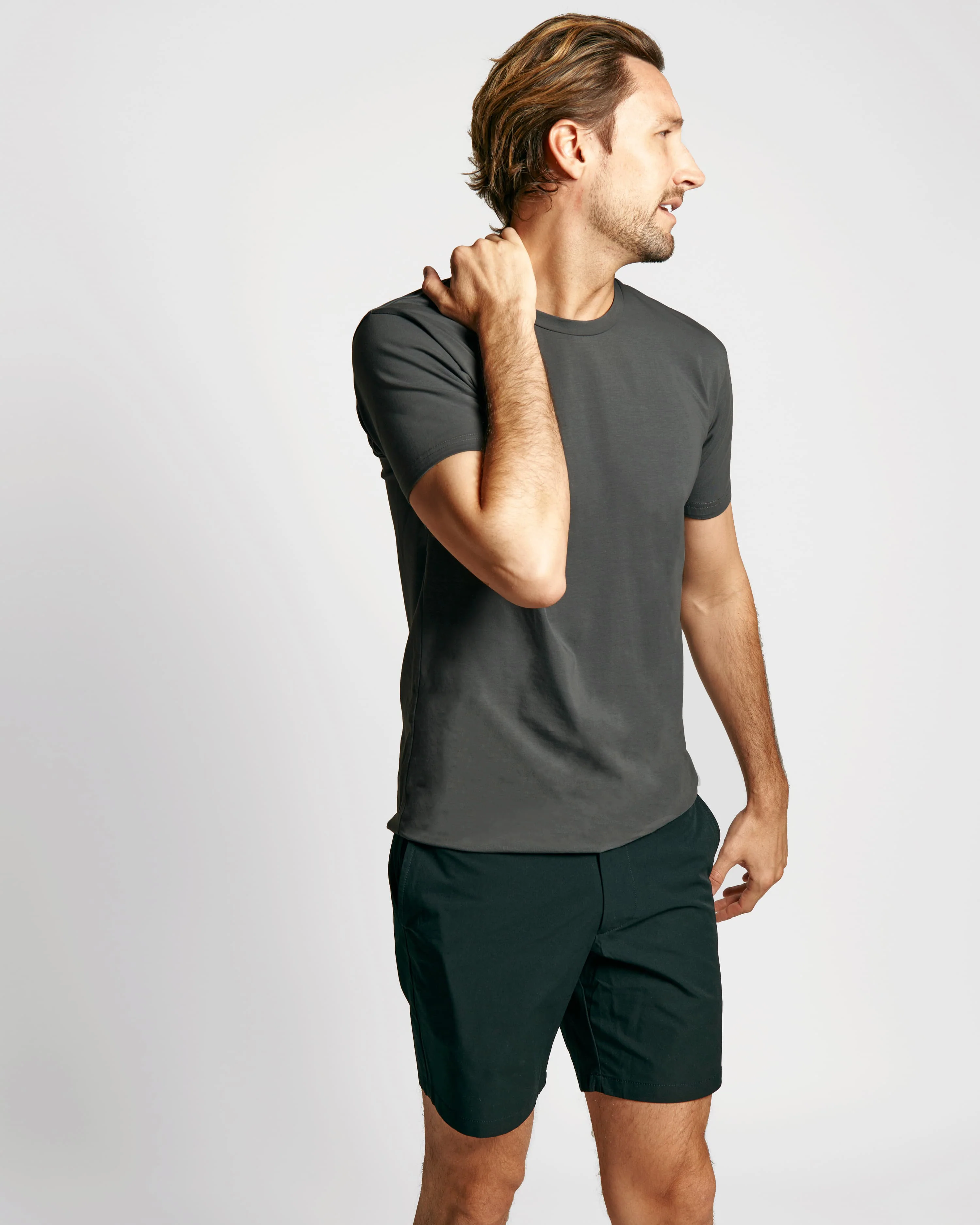 Sweat Defender Crew - Stone Grey - Image 5