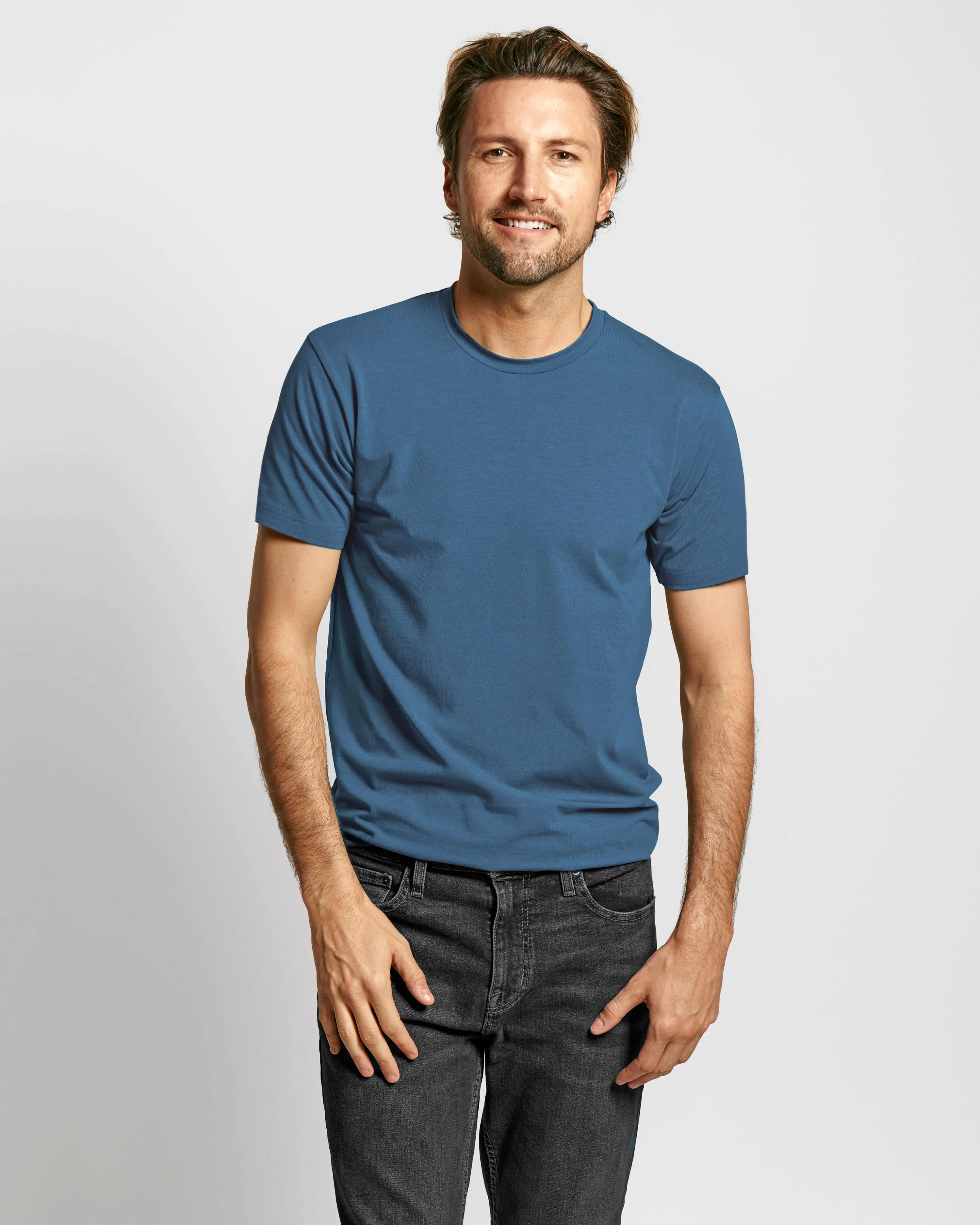 Sweat Defender Crew - Marine Blue - Image 3