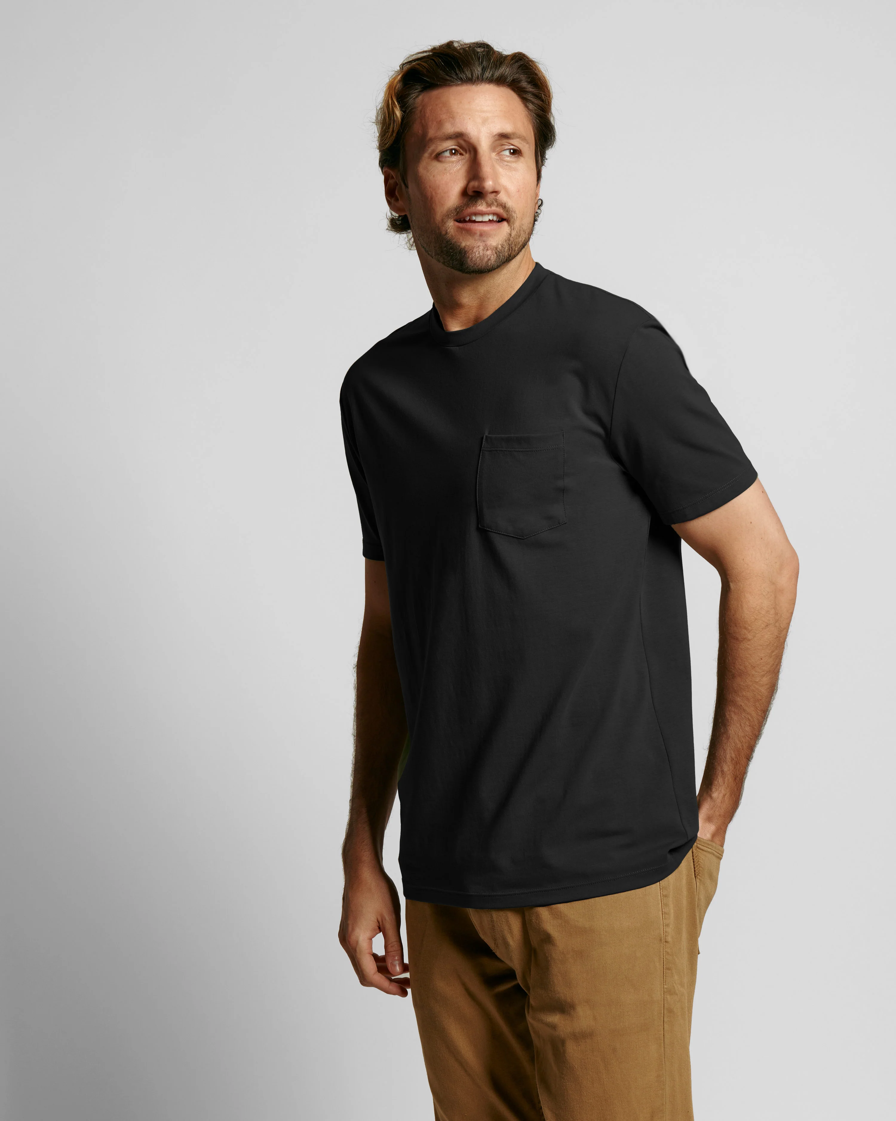 Sweat Defender Pocket Tee - Black - Image 3