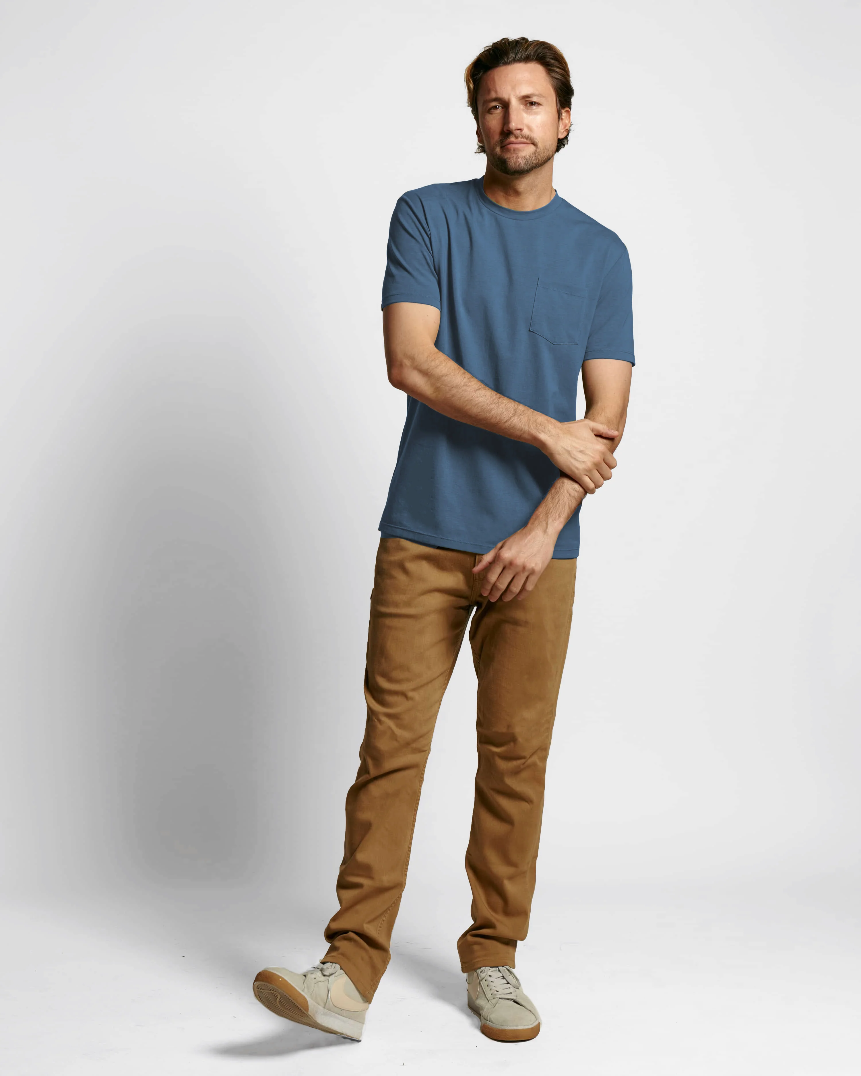 Sweat Defender Pocket Tee - Marine Blue - Image 4